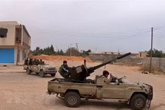 Lực lượng tự xưng Quân đội Quốc gia Libya (LNA) tại Tripoli, Libya. (Ảnh: AFP/TTXVN)