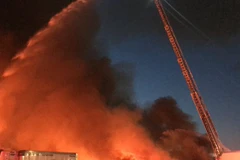 Hiện trường vụ hỏa hoạn. (Nguồn: Sở cứu hỏa San Francisco)