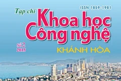 Bìa Tạp chí Khoa học và Công nghệ Khánh Hòa. 