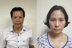 Bị can Nguyễn Ngọc Quỳnh (trái) và Nguyễn Thị Kim Dung. (Nguồn: Bộ Công an)