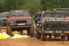 Hiện trường vụ tai nạn. (Nguồn: Anews)