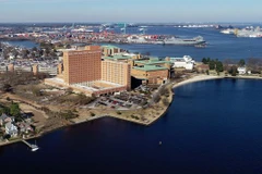 Trung tâm Y tế Hải quân Portsmouth nơi Charles Briggs làm việc. (Nguồn: Pilotonline)