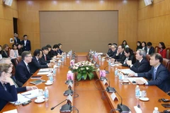 Quang cảnh buổi làm việc. (Ảnh: Phương Hoa/TTXVN)