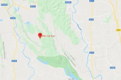 Vị trí Đền Cát Đùn. (Nguồn: Google Maps)