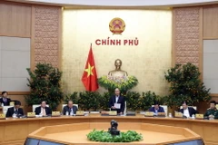 Thủ tướng Nguyễn Xuân Phúc phát biểu khai mạc phiên họp. (Ảnh: Thống Nhất/TTXVN)