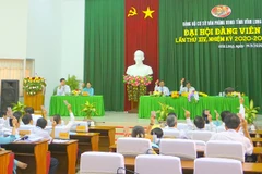 Một đại hội đảng cấp cơ sở ở Vĩnh Long. (Nguồn: Cổng thông tin điện tử tỉnh Vĩnh Long)