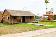 Khu di tích Căn cứ Xứ ủy và Ủy ban Hành chính-Kháng chiến Nam Bộ. (Nguồn: Báo Long An)