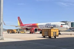 Một chuyến bay của VietJet đưa công dân Việt Nam về nước. (Ảnh minh họa. Nguồn: TTXVN)