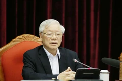 Tổng Bí thư, Chủ tịch nước Nguyễn Phú Trọng phát biểu chỉ đạo Hội nghị. (Ảnh: Phương Hoa/TTXVN)