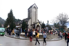 Du khách tại Sa Pa. (Nguồn: TTXVN)