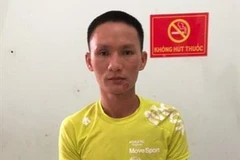 Đối tượng Đậu Đức Mười tại cơ quan điều tra. (Ảnh: TTXVN)