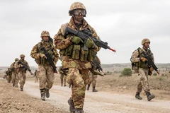 Các binh sỹ quân đội Đức tham gia một cuộc diễn tập. (Ảnh: Express)