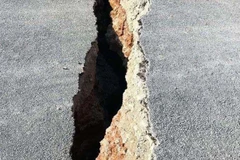 Xác định nguyên nhân sụt lún đường có vốn đầu tư 82 tỷ đồng