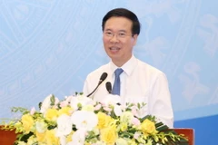 Ông Võ Văn Thưởng, Ủy viên Bộ Chính trị, Bí thư Trung ương Đảng, Trưởng Ban Tuyên giáo Trung ương. (Ảnh: Phương Hoa/TTXVN)