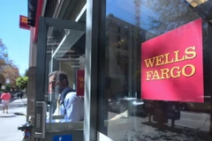 Chi nhánh ngân hàng Wells Fargo tại Los Angeles, California, Mỹ. (Nguồn: AFP/TTXVN)