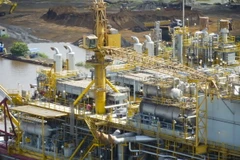 Giàn khoan dầu khí tại Orinoco. (Nguồn: AFP/TTXVN)