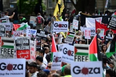 Biểu tình phản đối Israel tấn công Dải Gaza tại nhiều nước 