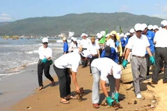 Thí sinh Hoa hậu Đại dương tuyên truyền về môi trường biển, đảo