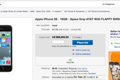 Smartphone cài Flappy Bird được rao bán giá 1 triệu USD!