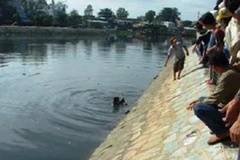 Bị truy đuổi, một tên cướp nhảy xuống kênh Tàu Hủ chết đuối