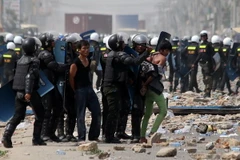 Cảnh sát Campuchia bắt giữ 9 người biểu tình trái luật