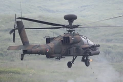 Máy bay lên thẳng Apache. (Nguồn: AFP/TTXVN)