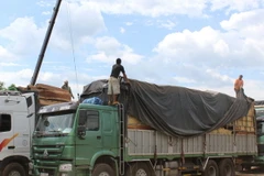 Quảng Trị: Kẹt cứng phương tiện giao thông ở cửa khẩu La Lay