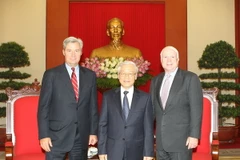 Tổng Bí thư Nguyễn Phú Trọng tiếp Đoàn Thượng viện Hoa Kỳ