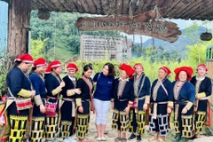 Phát triển du lịch làng nghề, du lịch nông nghiệp, nông thôn giúp cải thiện đáng kể đời sống của người dân nông thôn. (Ảnh: PV/Vietnam+)