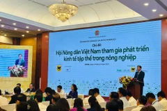 Diễn đàn Nông dân Quốc gia lần thứ VIII năm 2023. (Ảnh: Vietnam+)