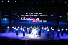 Thông điệp của ngày Ngày thế giới phòng, chống mua bán người năm nay là hướng đến từng nạn nhân của nạn buôn người để không ai phải bỏ lại phía sau. (Ảnh: PV/Vietnam+)