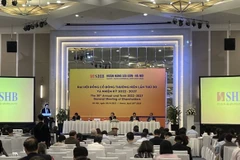 Toàn cảnh Đại hội đồng cổ đông SHB. (Ảnh: CTV/Vietnam+)