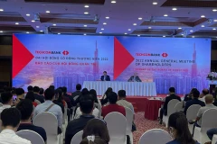 Toàn cảnh Đại hội đồng cổ đông Techcombank. (Ảnh: Vietnam+)