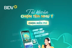 Tài khoản trùng số điện thoại, đơn giản và dễ dùng cho mọi khách hàng. (Ảnh: Vietnam+)