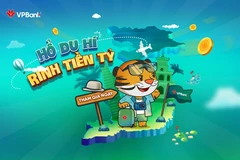 Tham gia chơi game nhập vai mới của VPBank để trúng nhiều phần quà hấp dẫn. (Ảnh: Vietnam+)