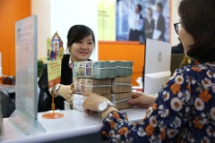 Nhiều ngân hàng đạt lợi nhuận trước thuế ở mức cao. (Ảnh: TTXVN)