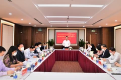 Ông Phạm Quang Dũng - Chủ tịch HĐQT Vietcombank chủ trì Hội nghị Ban thường vụ Đảng ủy Vietcombank phiên họp tháng 4/2022 triển khai các nội dung, trong đó có nội dung về chương trình phòng chống tham nhũng tiêu cực của Ban thường vụ Đảng ủy Vietcombank n