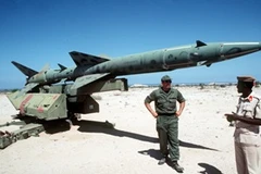 Tên lửa đất đối không SA-2 có từ thời Liên Xô cũ. (Ảnh: wikimedia.org)