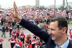 Tổng thống Assad vui mừng vì loại bỏ được kho vũ khí hóa học. (Ảnh: npr.org)
