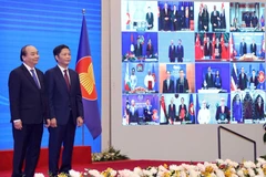 Lãnh đạo các quốc gia trong cuộc họp. (Ảnh: Thống Nhất/TTXVN)