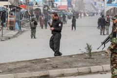 Lực lượng an ninh Afghanistan tại hiện trường. (Ảnh: PressTV)