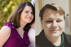 Bà Anne Sacoolas (trái) và nạn nhân Harry Dunn. (Ảnh: ITV)