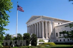 Tòa án tối cao Mỹ tại Washington, DC, ngày 4/5/2020. (Ảnh: AFP/ TTXVN)
