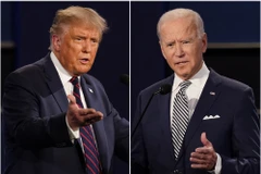 Tổng thống Mỹ Donald Trump (trái) và ứng cử viên của đảng Dân chủ Joe Biden. (Ảnh: Star Tribune)