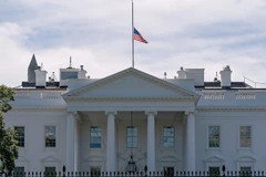 Quang cảnh bên ngoài Nhà Trắng của Mỹ. (Ảnh: TMZ)