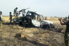 Hiện trường vụ phục kích. (Ảnh: Opera News)