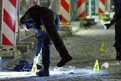 Hiện trường vụ tấn công tại thành phố Dresden hồi đầu tháng 10. (Ảnh: DW)