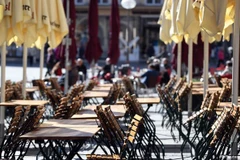 Lĩnh vực dịch vụ của Đức gặp khủng hoảng vì dịch COVID-19. (Ảnh: DW)