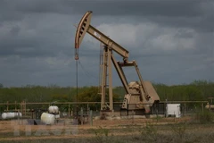 Một cơ sở khai thác dầu tại Cotulla, Texas, Mỹ. (Ảnh: AFP/TTXVN)