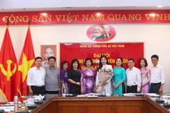 Ban Chi ủy Chi bộ khối Chuyên trách nhiệm kỳ 2020 - 2022. (Ảnh: Thành Đạt/TTXVN